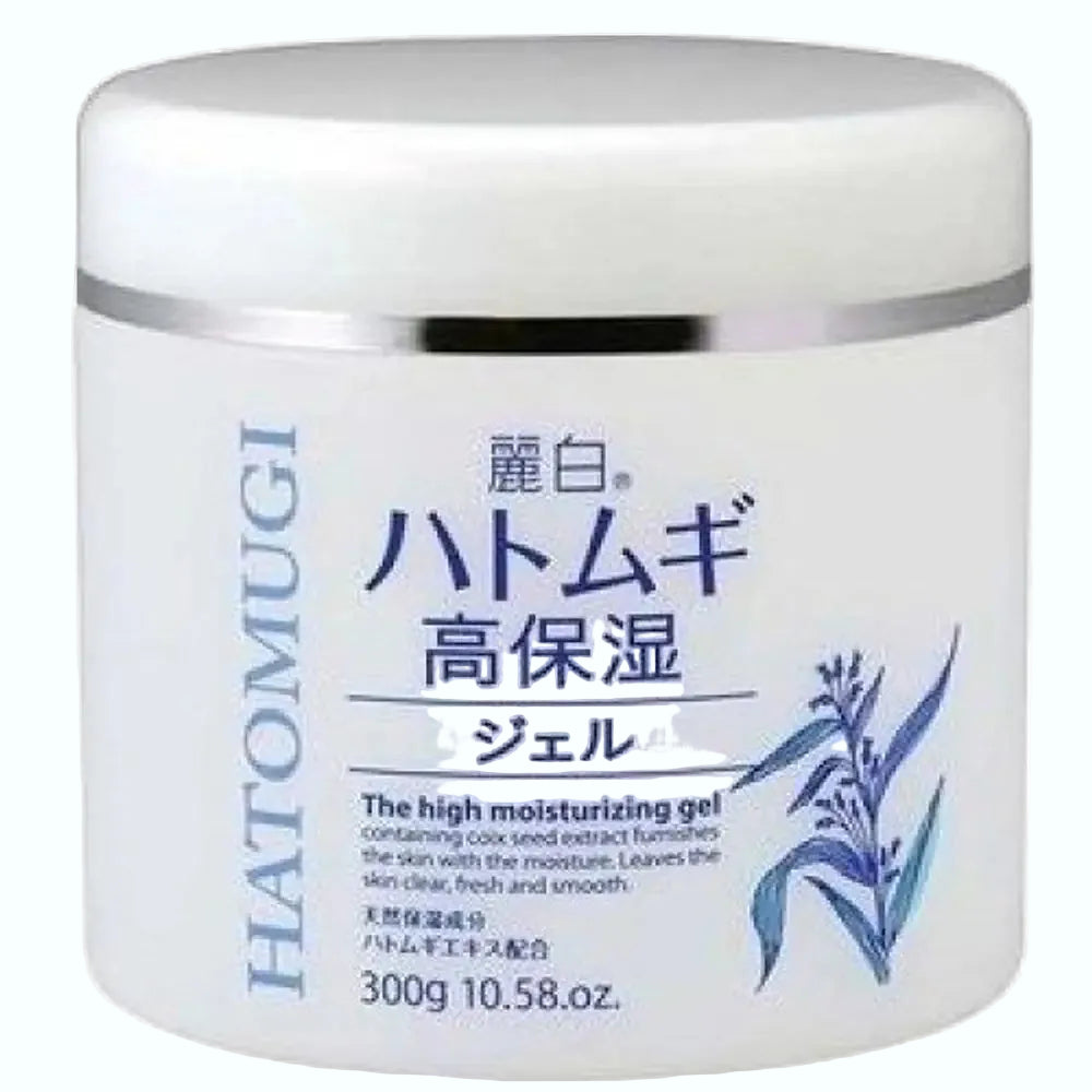 Kumano Cosme Reihaku Hatomugi High Moisturizing Gel with Job's Tears extract for hydration and soothing