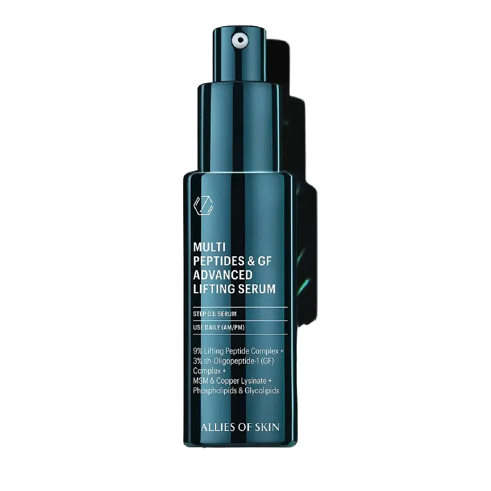 Allies of Skin Multi Peptides & GF Advanced Lifting Serum for firming, lifting and reducing wrinkles