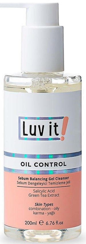 luv it Oil Control Sebum Balancing Gel Cleanser