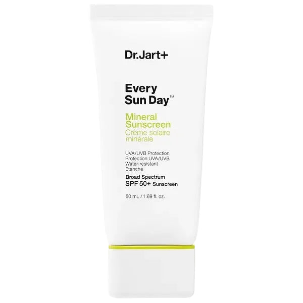 Dr. Jart+ Every Sun Day Mineral Sunscreen SPF 50+ for sun protection and sensitive skin