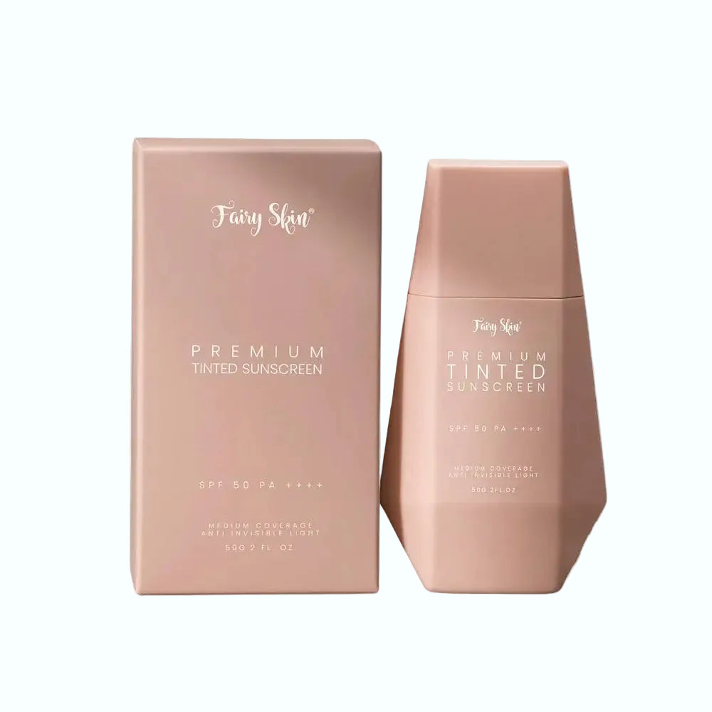 Fairy Skin Premium Tinted Sunscreen SPF50 PA++++ for UV protection with coverage