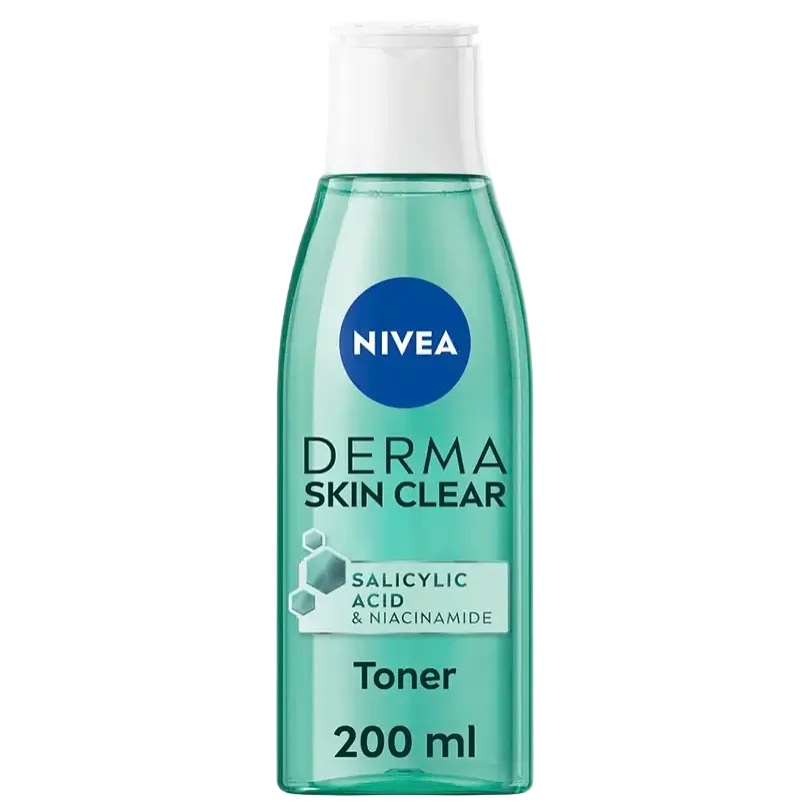 NIVEA Derma Skin Clear Toner with salicylic acid and niacinamide for blemish-prone skin