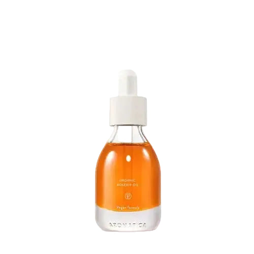 Aromatica Organic Rosehip Oil for hydration and skin revitalization with 100% cold-pressed Rosa Canina Fruit Oil