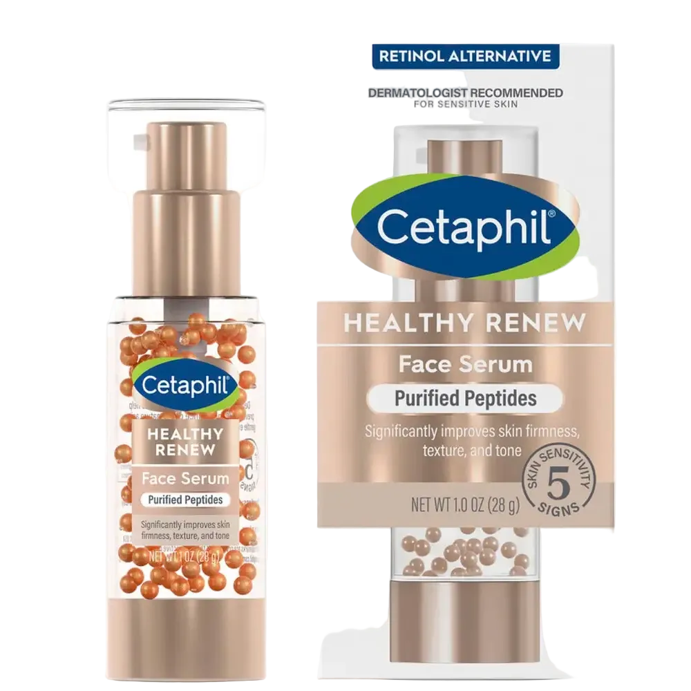 Cetaphil Healthy Renew Face Serum with peptides and niacinamide for anti-aging and sensitive skin