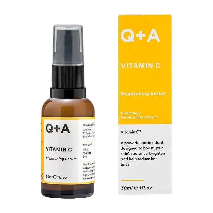 Q+A Vitamin C Brightening Facial Serum for brightening, hydration and anti-aging