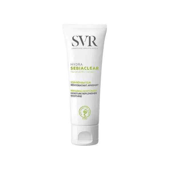 SVR Sebiaclear Hydra soothing moisturizer for oily acne-prone sensitive skin with niacinamide