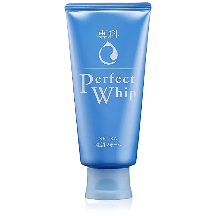 Senka Perfect Whip Cleansing Cream foam cleanser with hyaluronic acid for gentle hydrating cleanse
