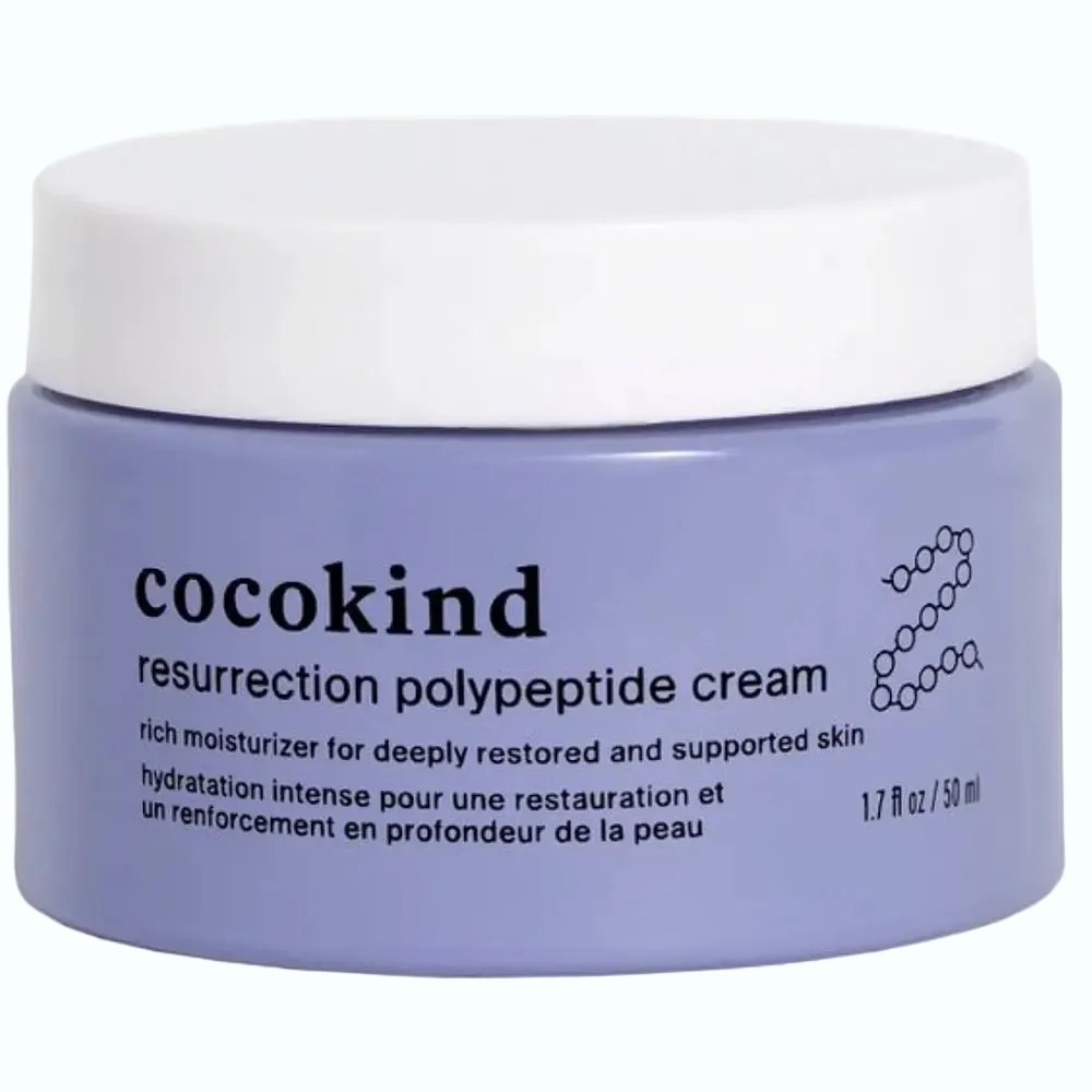 Cocokind Resurrection Polypeptide Cream for dry skin hydration and anti-aging with peptides