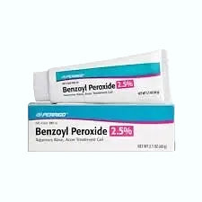 Perrigo Benzoyl Peroxide 2.5% Acne Treatment Gel for acne-prone skin and blemish control