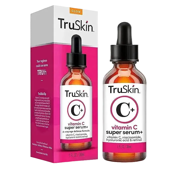 TruSkin Vitamin C Super Serum+ with retinol and niacinamide for anti-aging and brightening