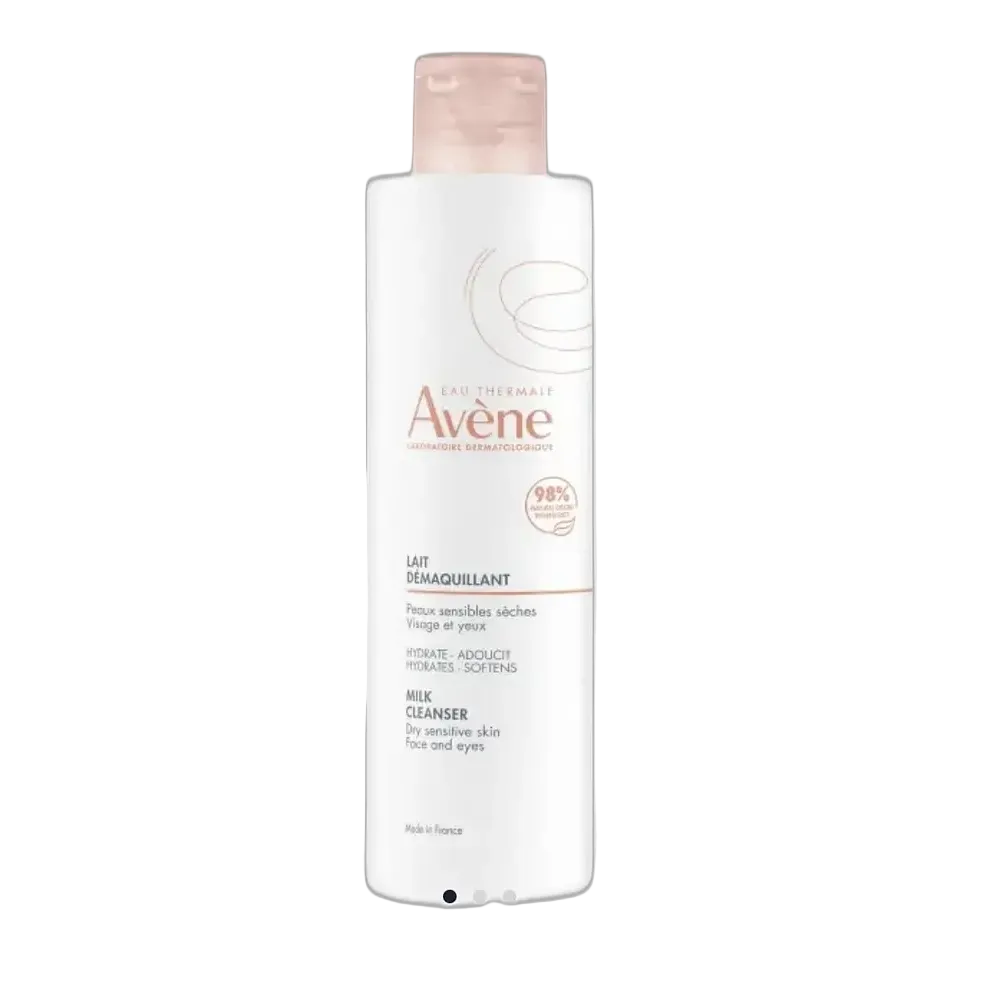 Avène Gentle Milk Cleanser no-rinse makeup remover for dry and sensitive skin