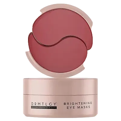 DRMTLGY Brightening Eye Masks with caffeine and niacinamide to depuff and brighte dark circles