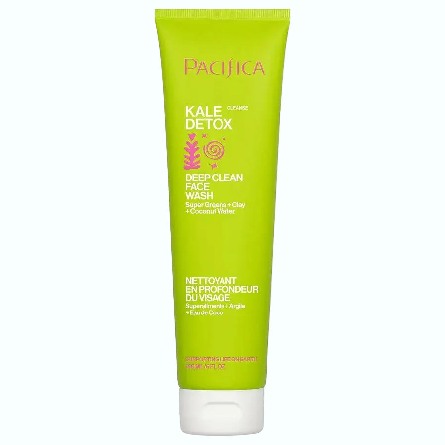 Pacifica Kale Detox Deep Cleaning Fac Wash with super greens, kale, seaweed and clay for oily and acne-prone skin