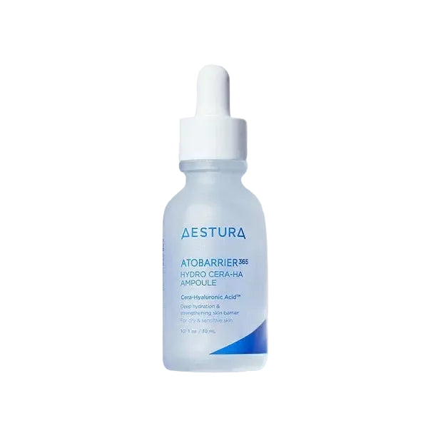 Aestura Atobarrier 365 Hydro Cera-HA Ampoule for sensitive skin barrier repair and deep hydration
