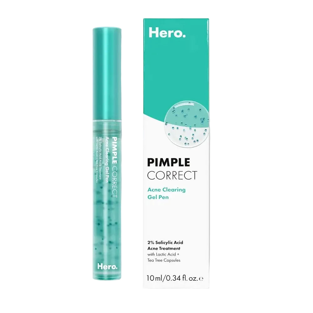 Hero Cosmetics Pimple Correct Acne Clearing Gel Pen with 2% salicylic acid for early-stage pimples