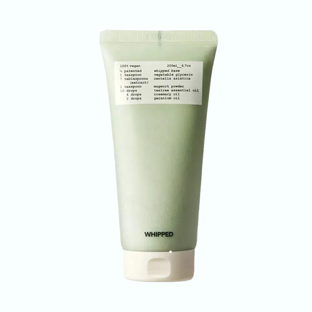 WHIPPED Vegan Pack Cleanser Tube 130g for hydration and gentle cleansing with whipped cream texture
