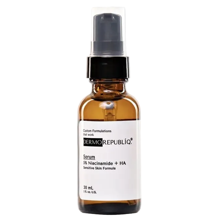 Dermorepubliq 5% Niacinamide Hyaluronic Acid Serum for sensitive skin blemishes and hydration