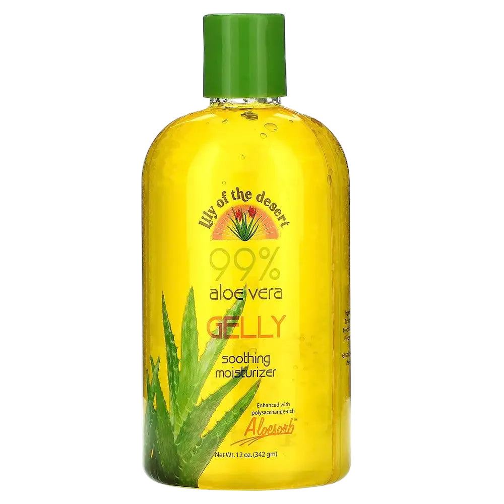 Lily of the Desert 99% Aloe Vera Gelly soothing moisturizer for hydration and skin repair
