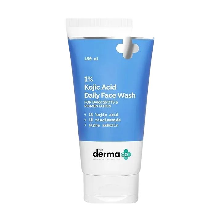 The Derma Co 1% Kojic Acid Daily Face Wash for dark spots and pigmentation