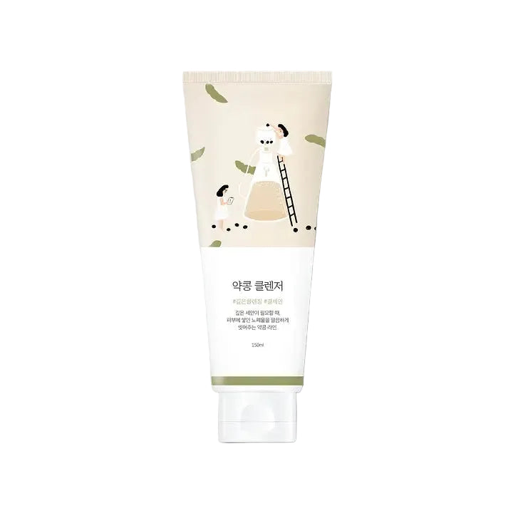 Round Lab SoybeanNourishing Cleanser scrub foam cleanser with ceramide for nourishing and gentl exfoliation