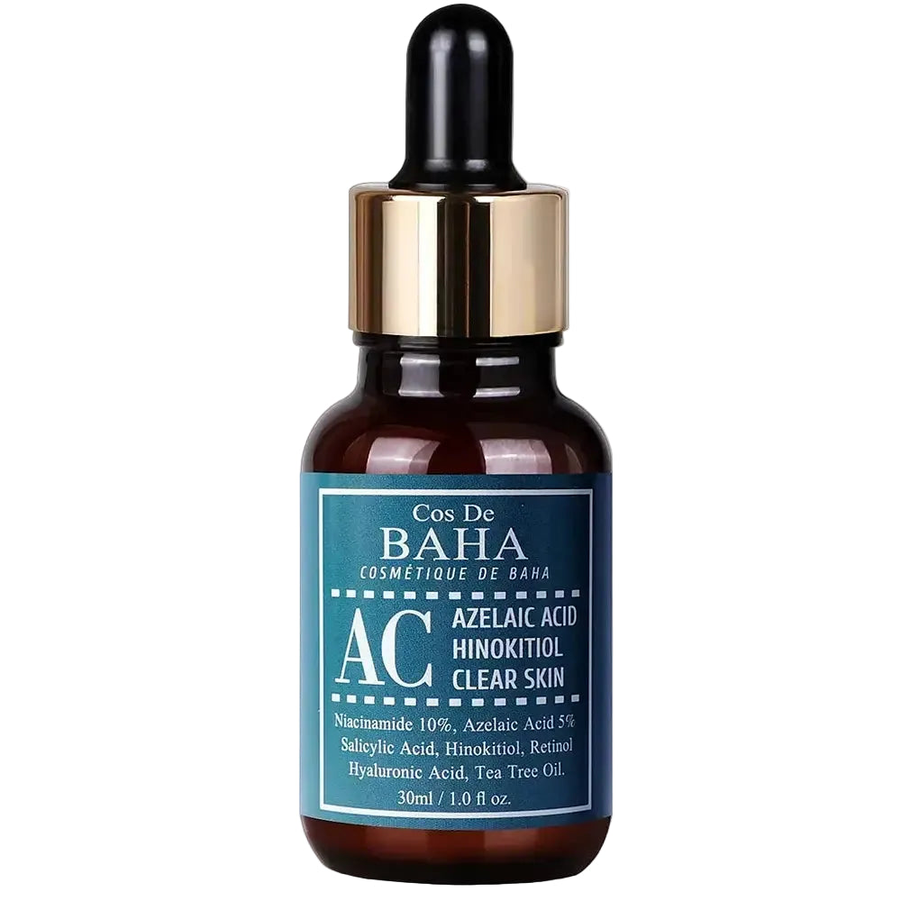 Cos De BAHA AC Azelaic Acid Hinokitiol Clear Skin serum for acne treatment and brightening