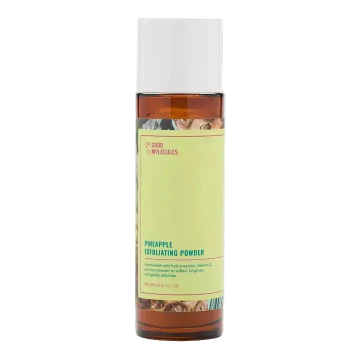 Good Molecules Pineapple Exfoliating Powder for gentle enzymatic exfoliation and brightening