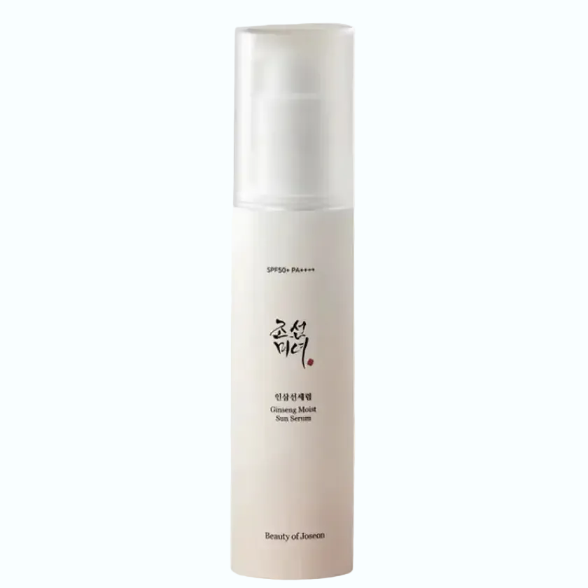 Beauty of Joseon Ginseng Moist Sun Serum SPF 50+ PA++++ with ginseng extract for anti-aging sun protection