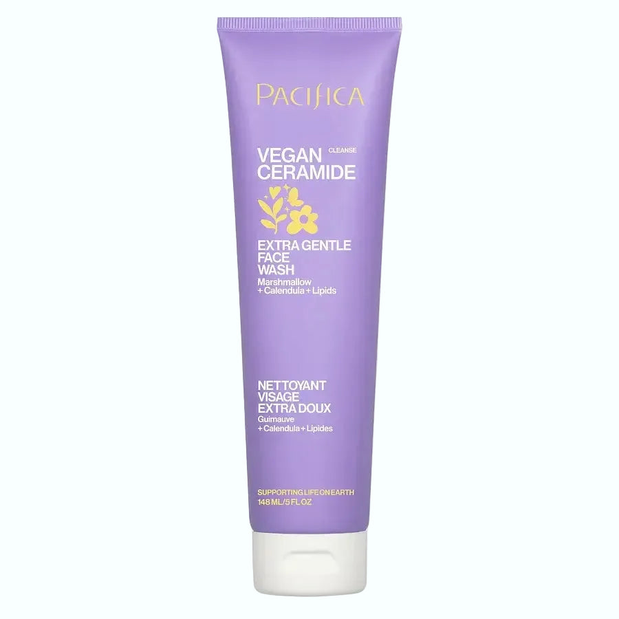 Pacifica Vegan Ceramide Extra Gentle Face Wash for sensitive skin with barrier repair and hydration