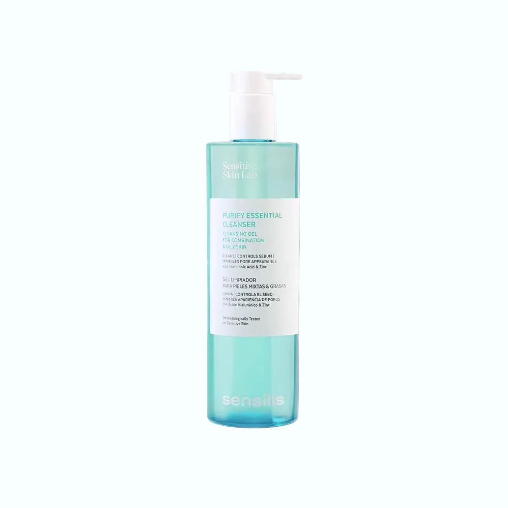 Sensilis Purify Essential Cleanser gel for combination and oily skin with hyaluronic acid