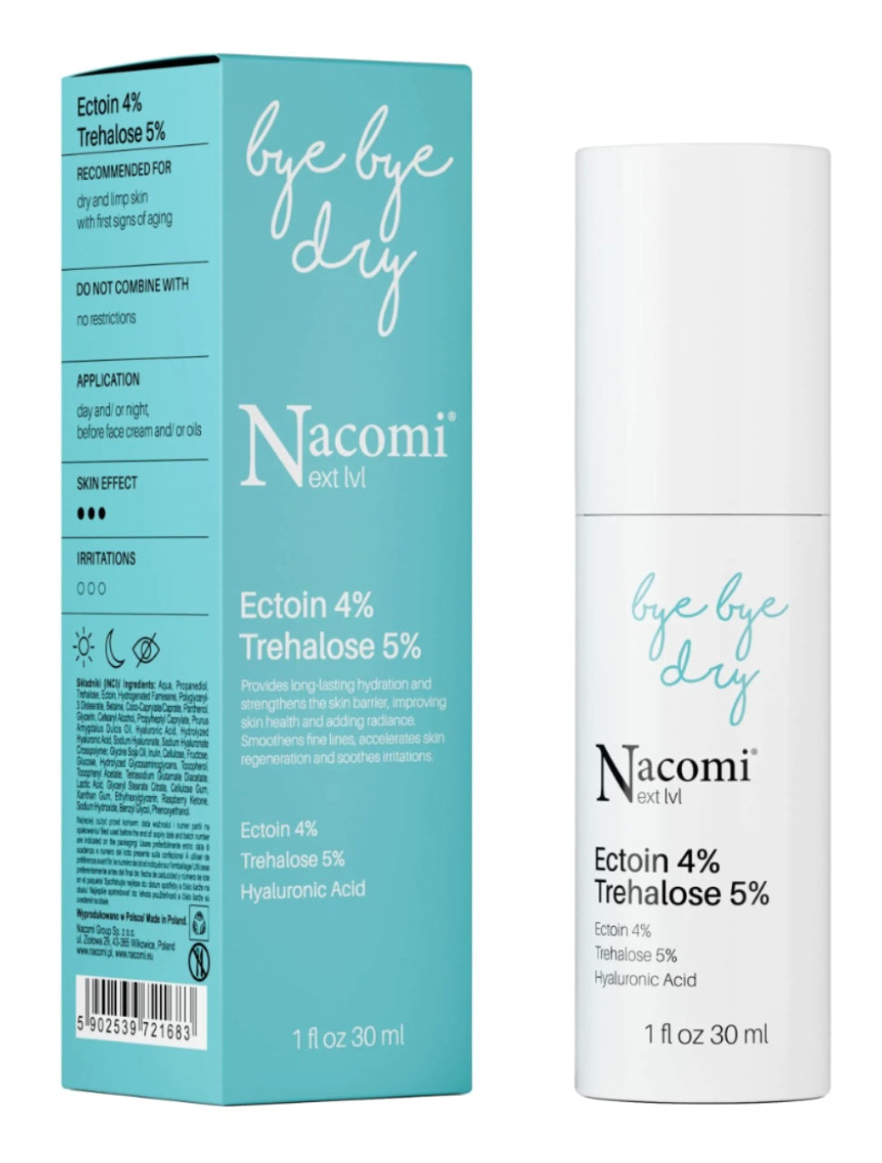 Nacomi *Next Lvl* Bye Bye Dry Ectoin 4% Trehalose 5% Serum
