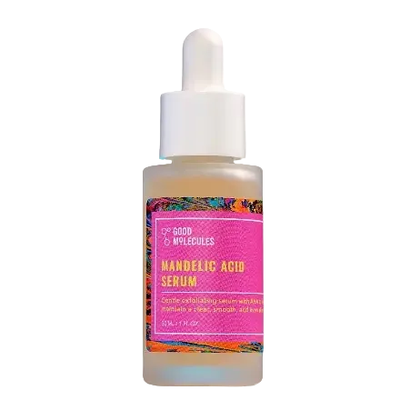 Good Molecules Mandelic Acid Serum for gentle exfoliation and brightening