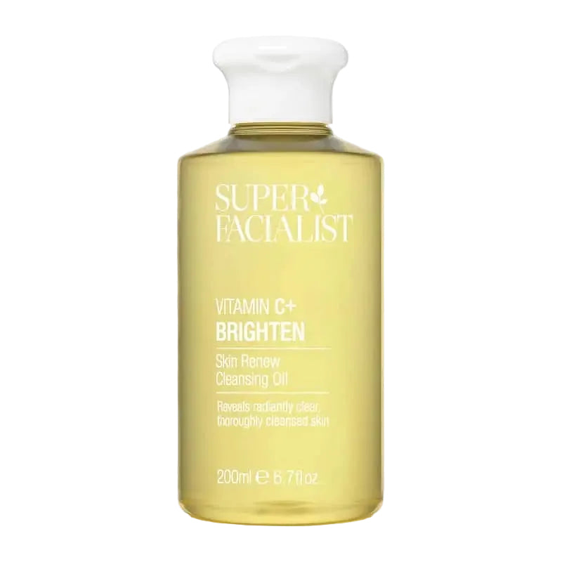 Super Facialist Vitamin C Brighten Skin Renew Cleansing Oil 200ml for brightening and makeup removal