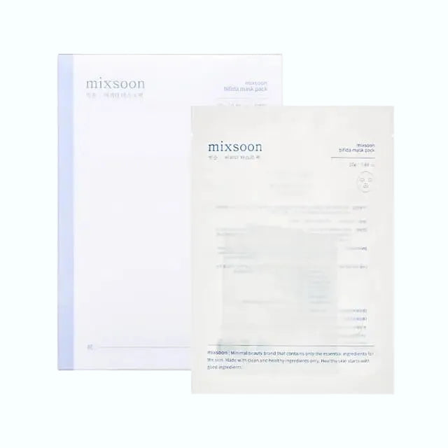 mixsoon Bifida Mask Sheet for barrier repair and sensitive skin soothing