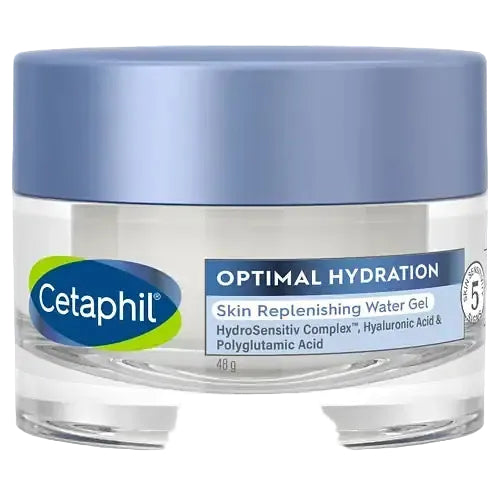 Cetaphil Optimal Hydration Skin Replenishing Water Gel for sensitive skin hydration and barrier repair