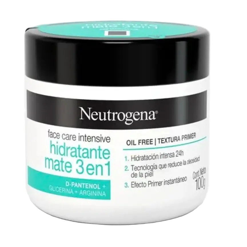 Neutrogena Face Care Intensive Hidratante Mate 3 in 1 mattifying moisturizer with primer effect for oily skin