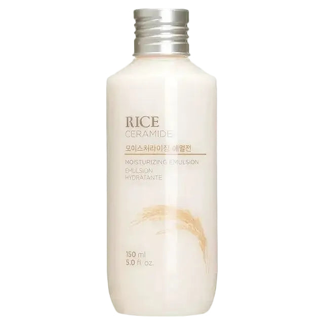 The Face Shop Rice & Ceramide Moisture Emulsion for hydration and skin barrier repair