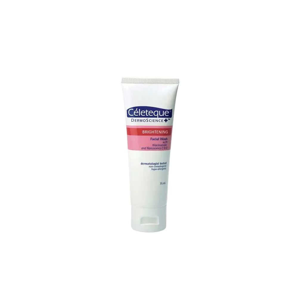 Celeteque Brightening Facial Wash with Niacinamide and Vitamins C & E for radiant skin