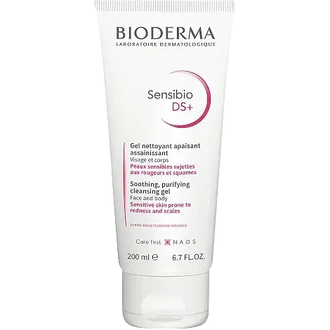 Bioderma Sensibio DS+ Soothing Purifying Cleansing Gel for sensitive redness-prone skin
