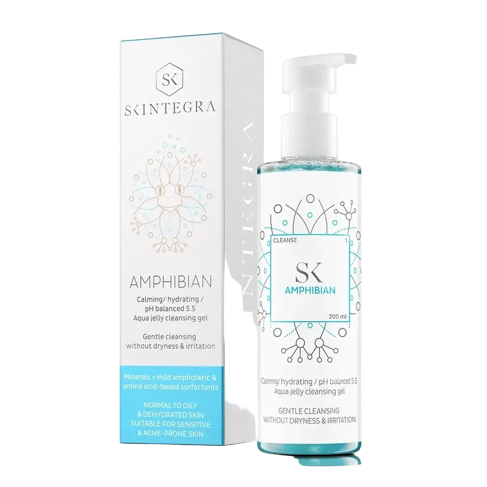 Skintegra Amphibian gentle pH-balanced gel cleanser for sensitive and dehydrated skin