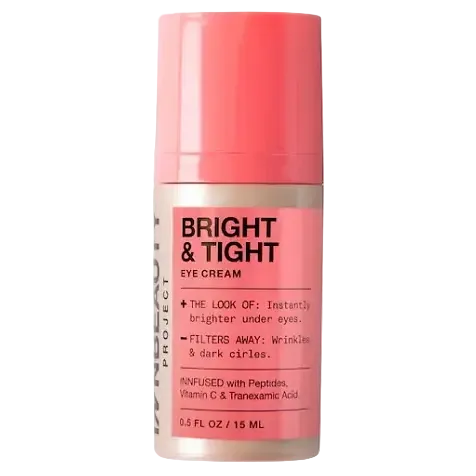 iNNBEAUTY PROJECT Bright & Tight Eye Cream with Vitamin C and peptides for dark circles and firming