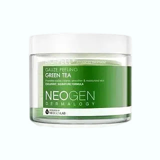 Neogen Bio-Peel Gauze Peeling Green Tea exfoliating pads with AHA for gentle exfoliation