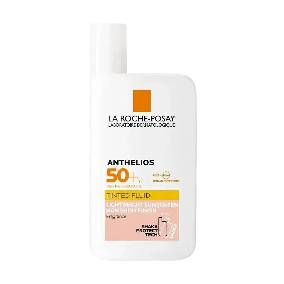 La Roche-Posay Anthelios Tinted Fluid SPF 50 mineral face sunscreen for sensitive skin