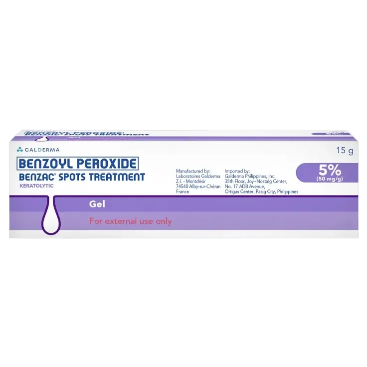 Benzac Benzoyl Peroxide 5% Spot Treatment Gel for acne and blemishes