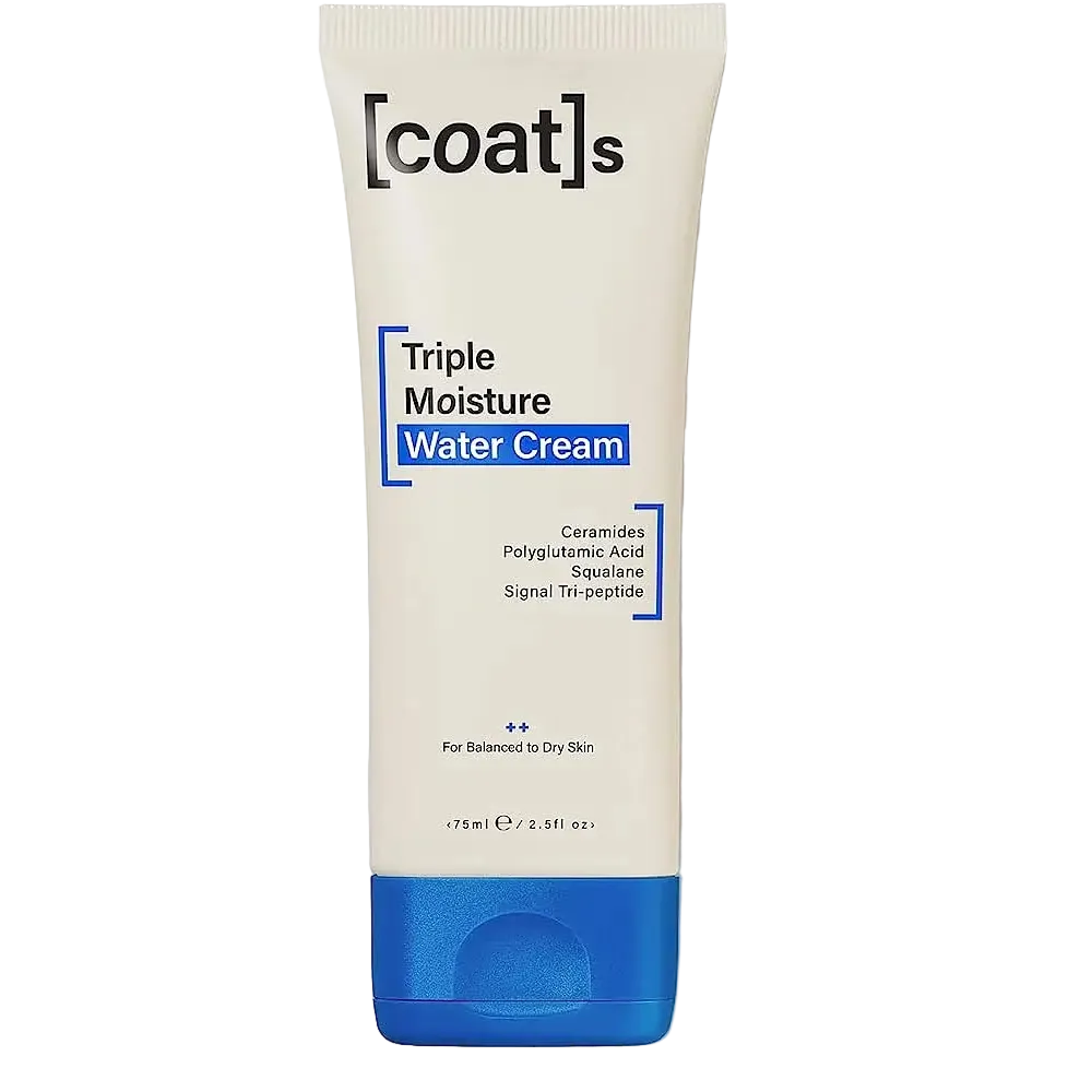 [Coat]s Triple Moisture Water Cream lightweight moisturizer for hydration and skin barrier protection