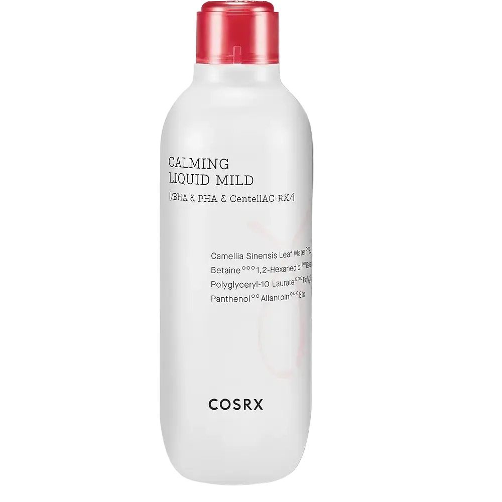 COSRX AC Collection Calming Liquid Mild toner for sensitive acne-prone skin with BHA and PHA
