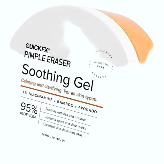 QuickFX Pimple Eraser Soothing Gel with 95% aloe vera for acne-prone and irritated skin