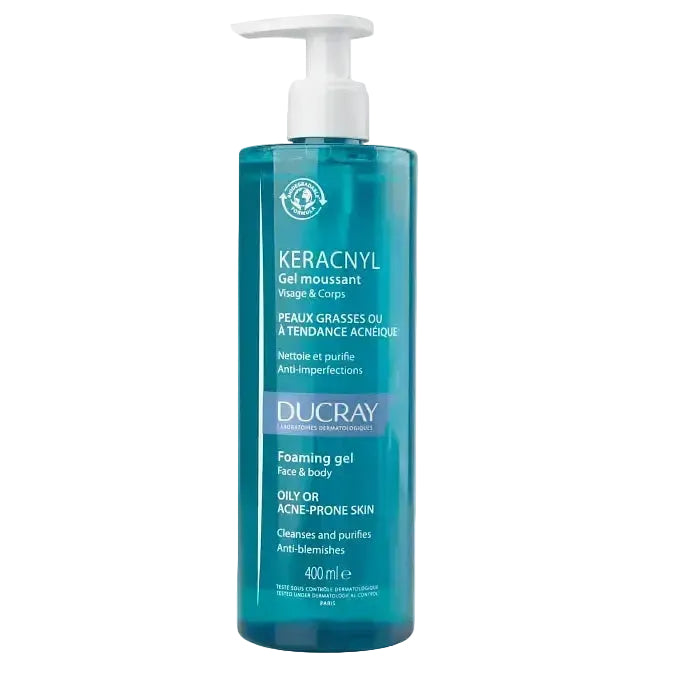 Ducray Kelual DS Foaming Gel cleanser for irritated skin with redness and flaking