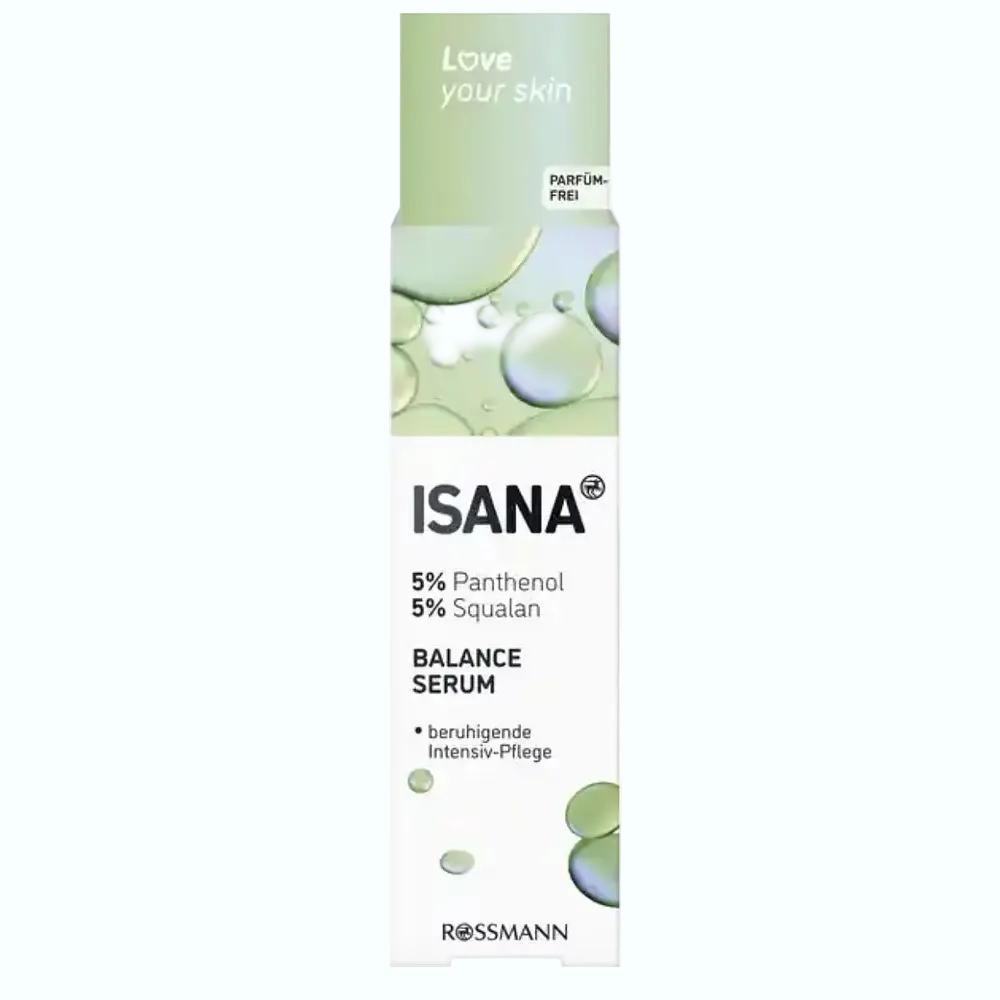 ISANA Balance Serum for combination skin oil control and pore refinement