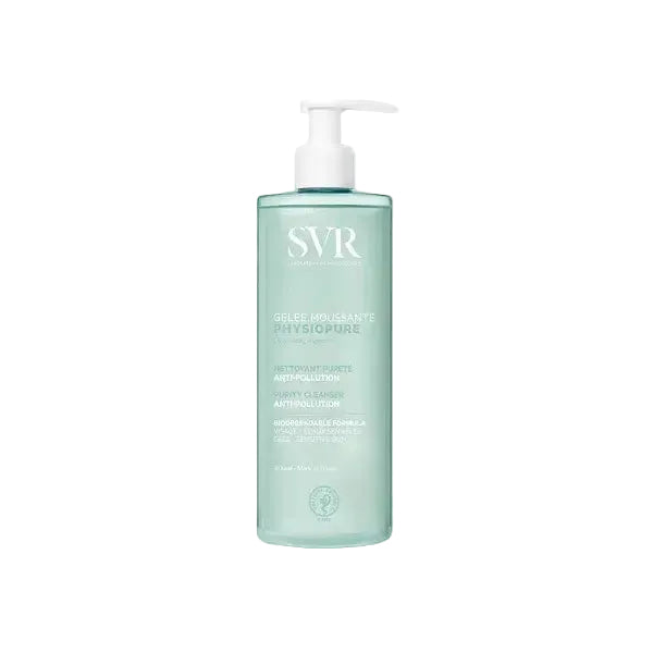SVR Physiopure Gelee Moussante gentle foaming cleanser for all skin types including sensitive skin