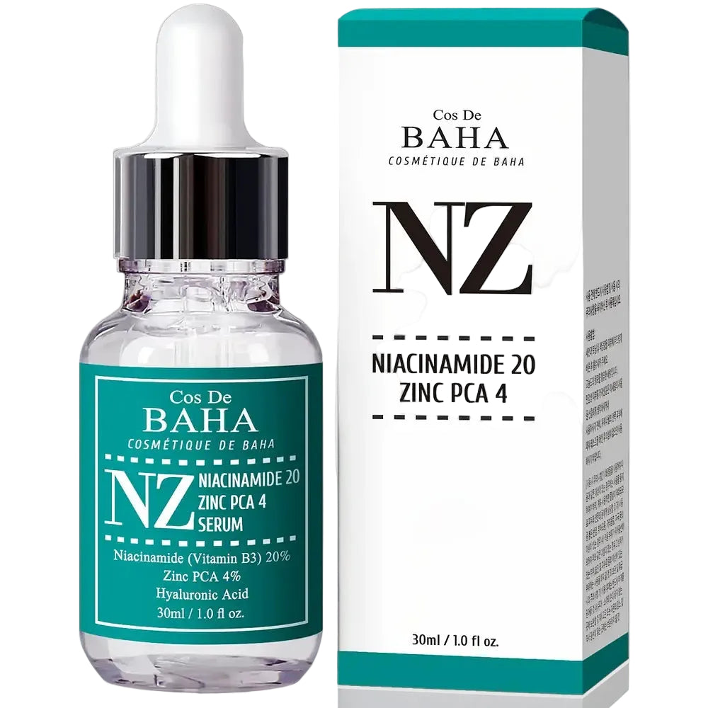 Cos De BAHA Niacinamide 20% + Zinc 4% Serum for pore reducing and oil control